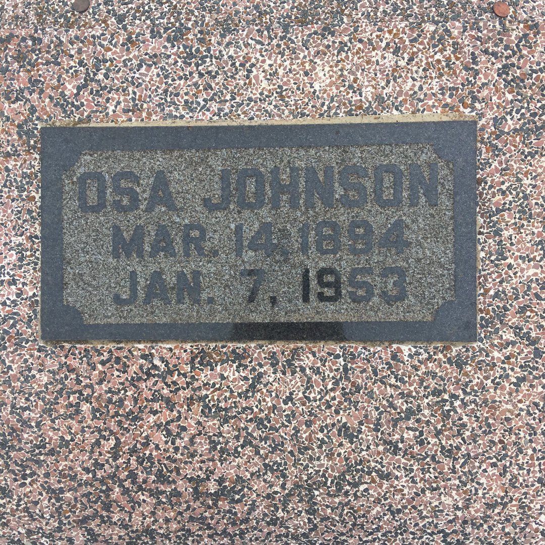 Osa Johnson's Grave Headstone