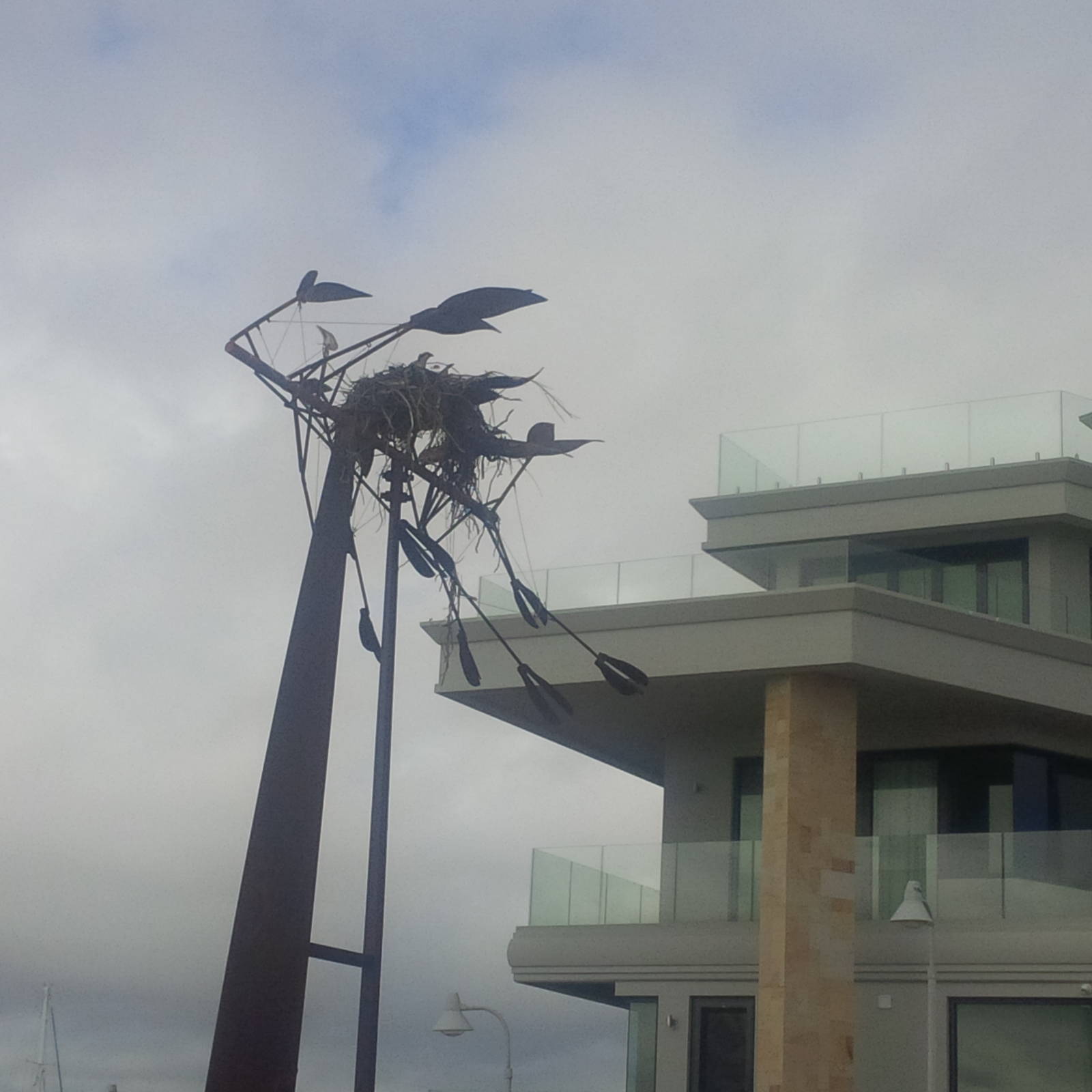 Osprey Nest on Street artwork