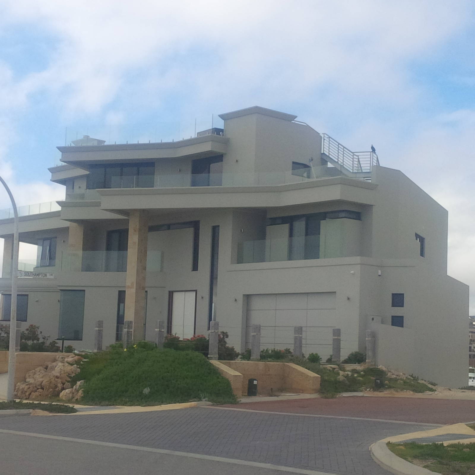 Osprey on  house in Mindarie Keys Marina, WA