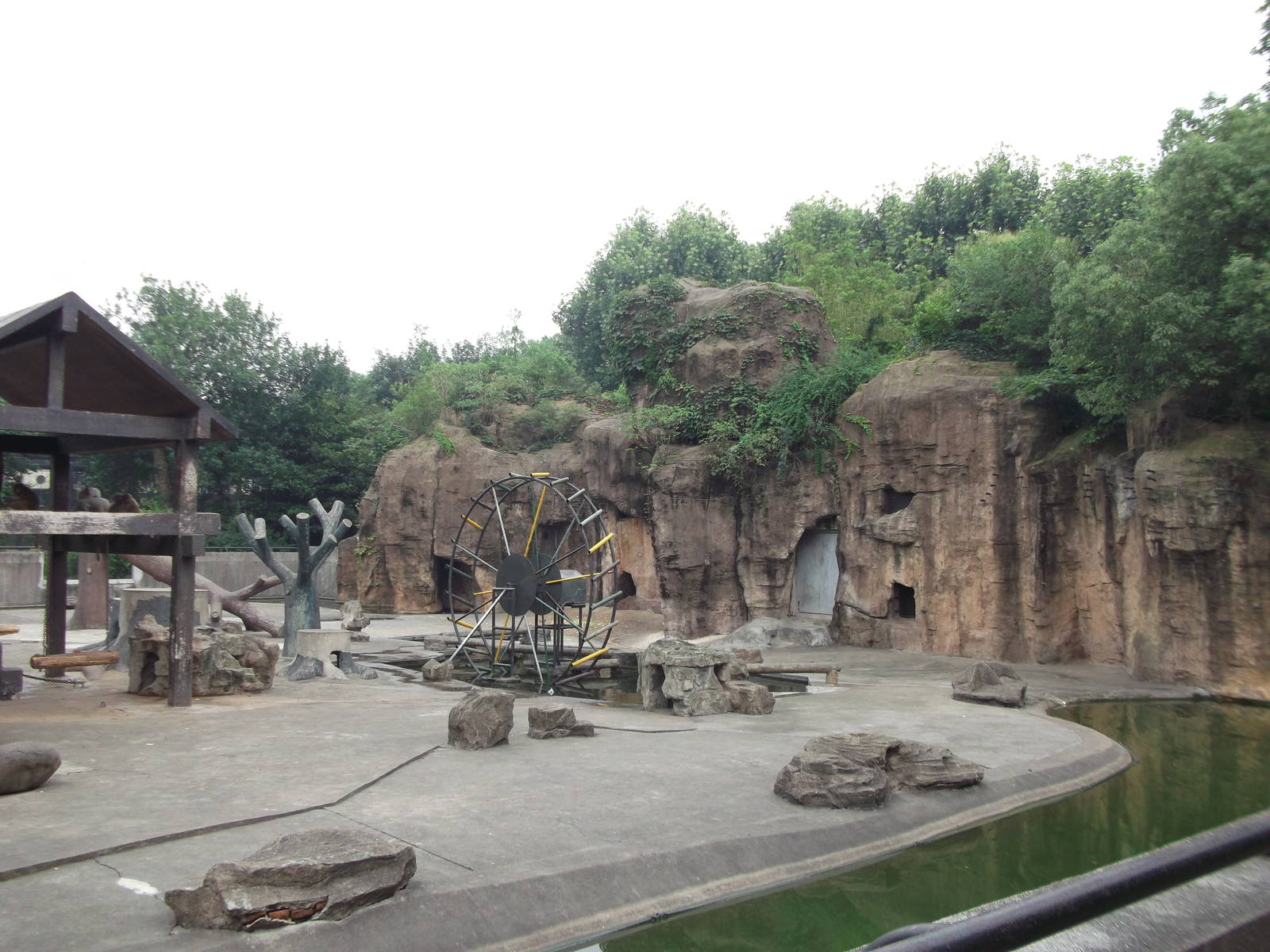 Other side of Baboon enclosure