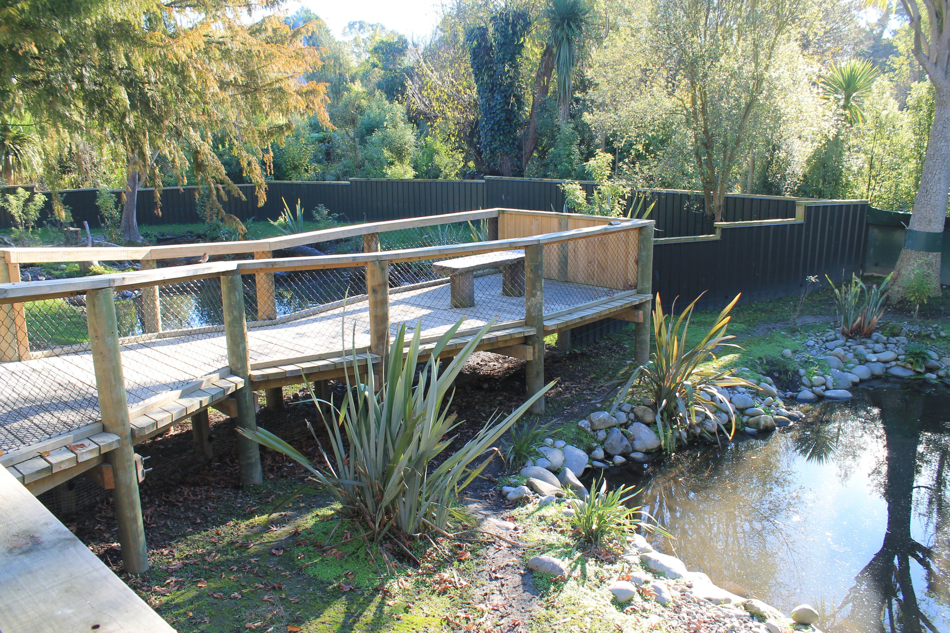 Other side of Capybara enclosure