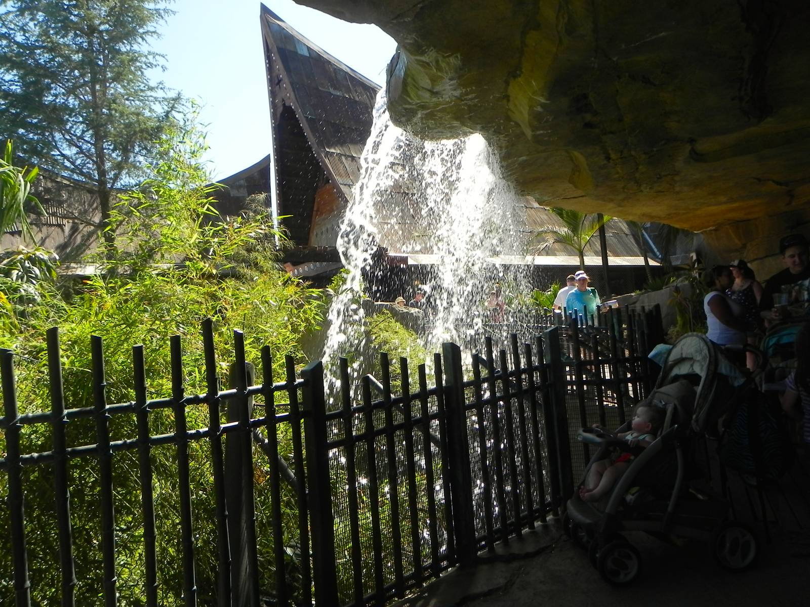 Other side of the watefall Tiger Trail