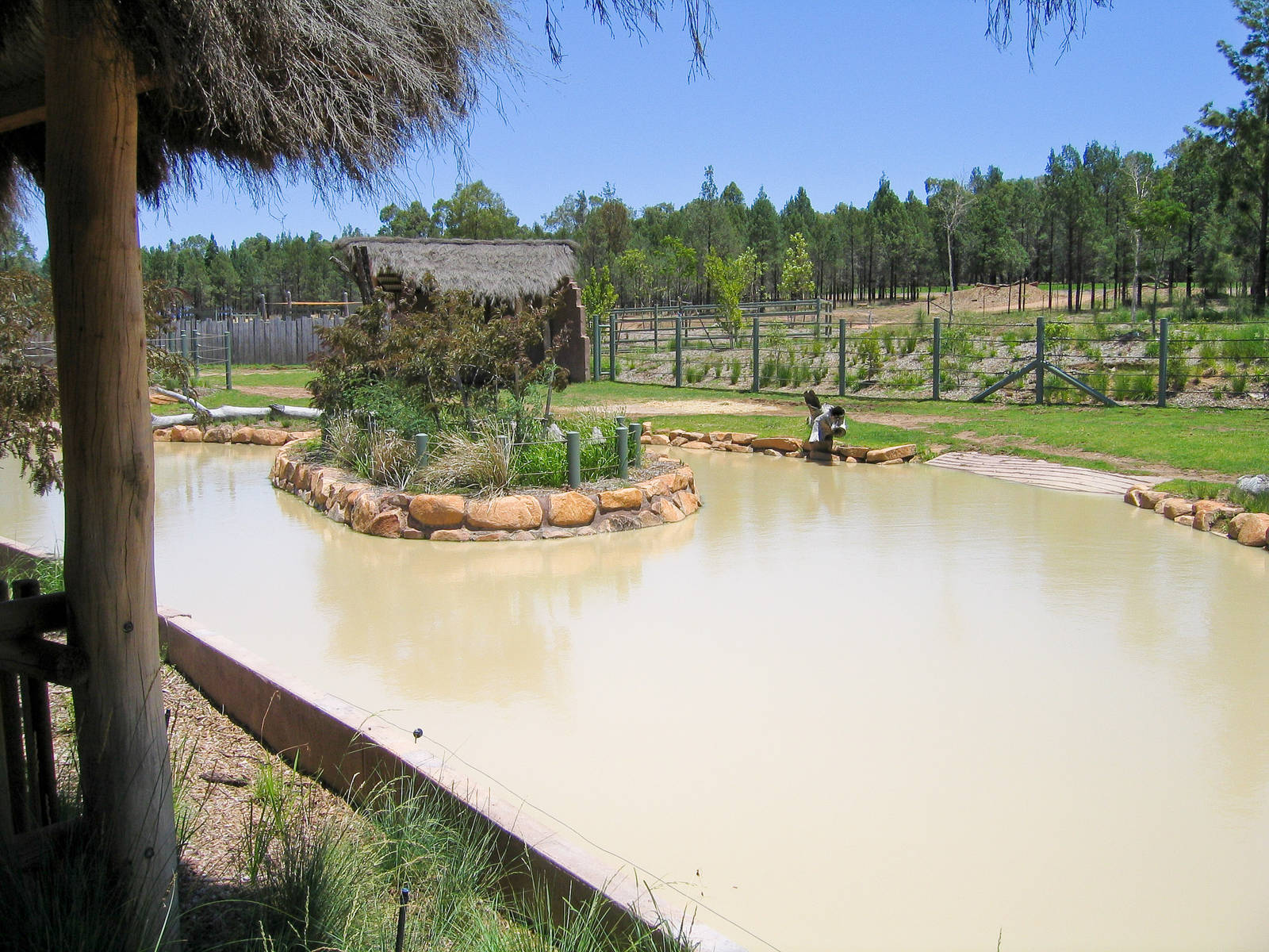 Otter and Rhino exhibit - Western Plains Zoo