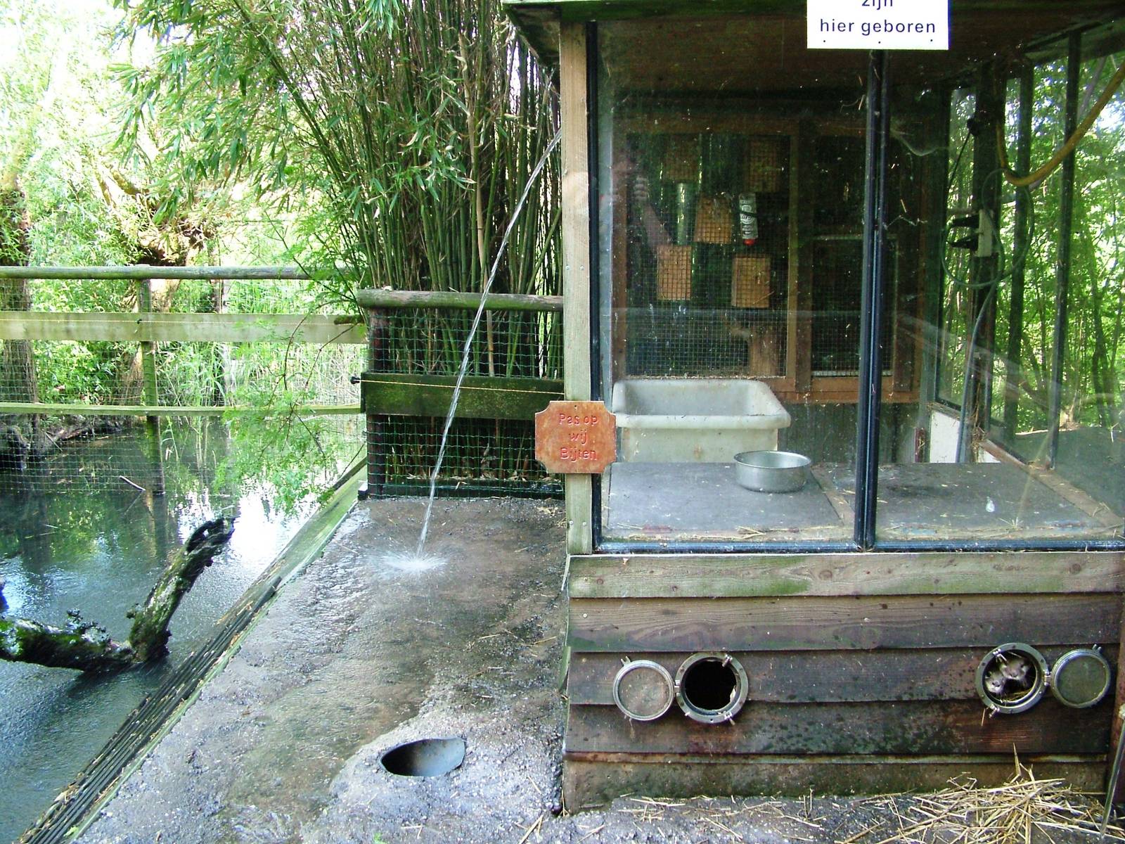 Otter Enclosure at De Paay, 02/06/12