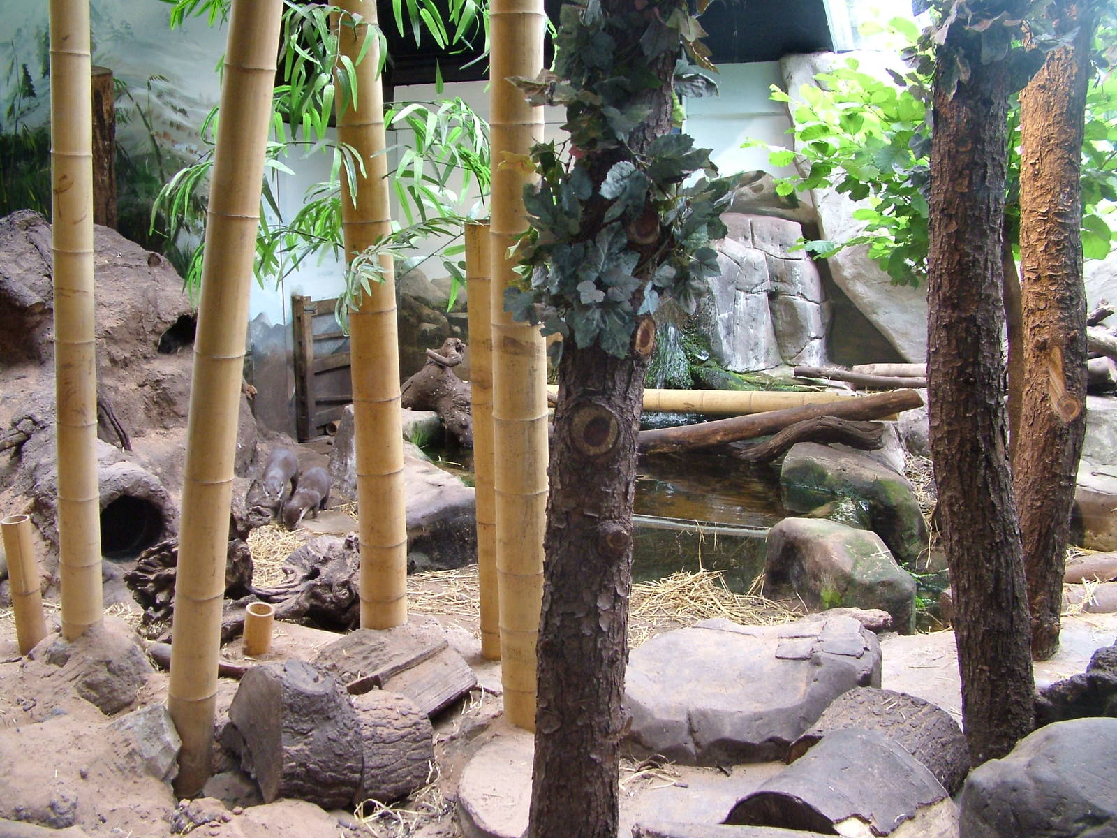Otter enclosure at Lakes Aquarium 2008