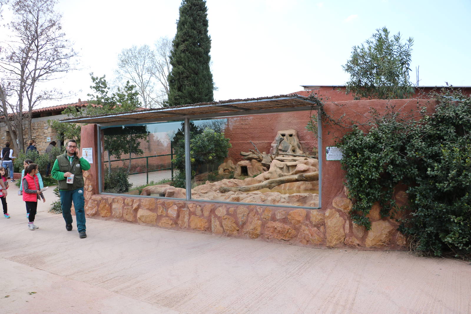 Otter enclosure, February 2016
