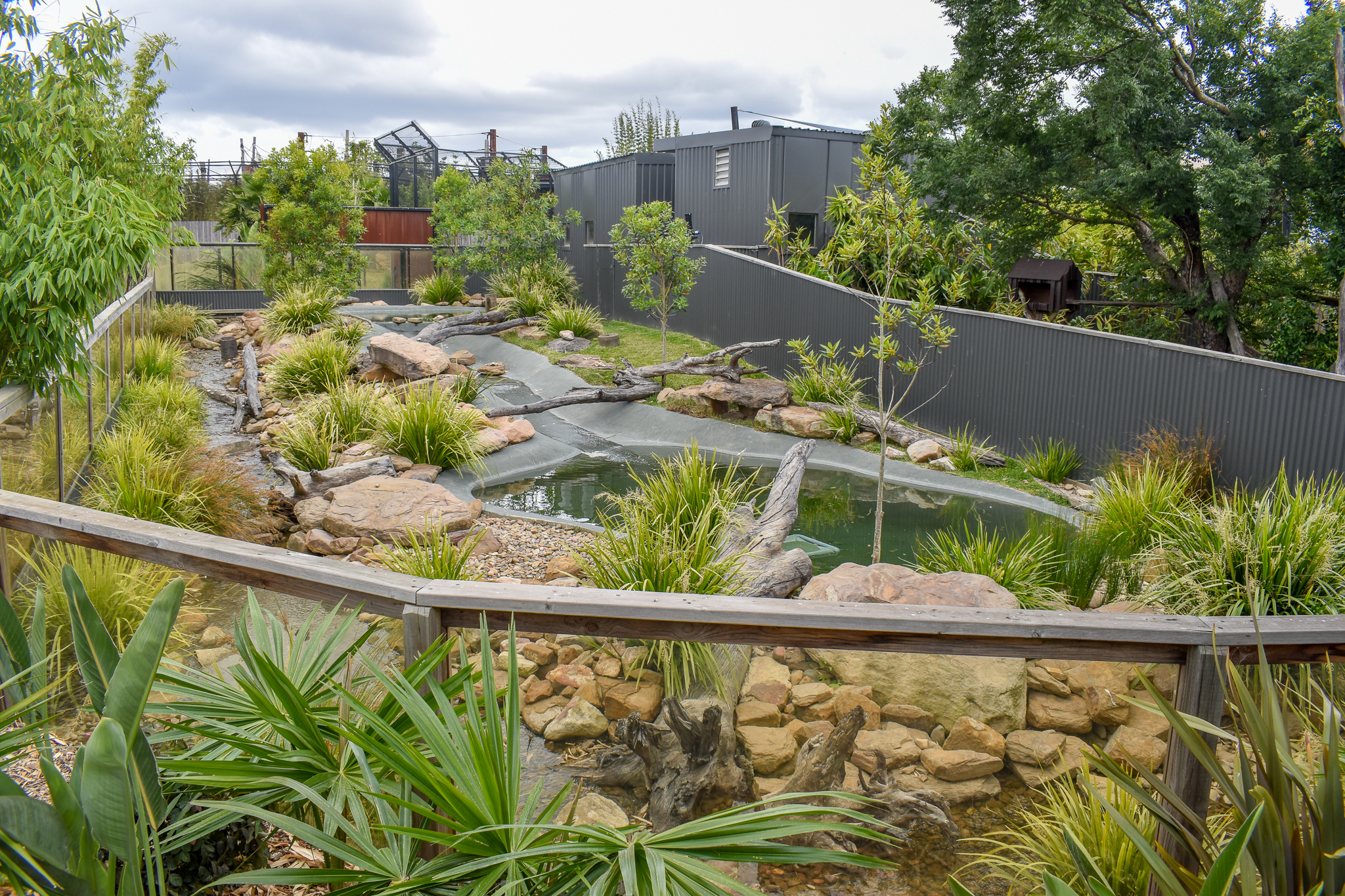 Otter Enclosure (Red Panda enclosure next to it)