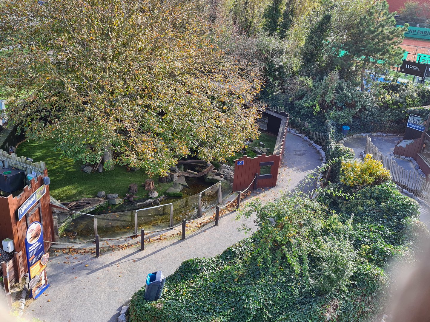 Otter enclosure - Top view