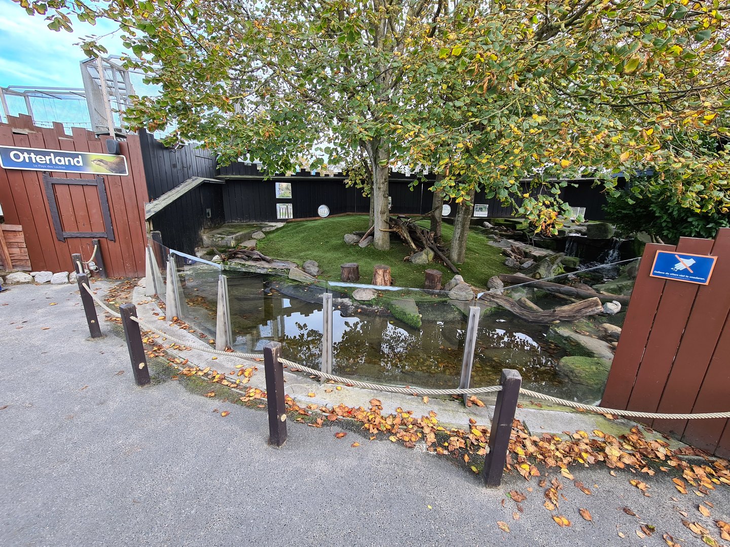 Otter enclosure - Top view