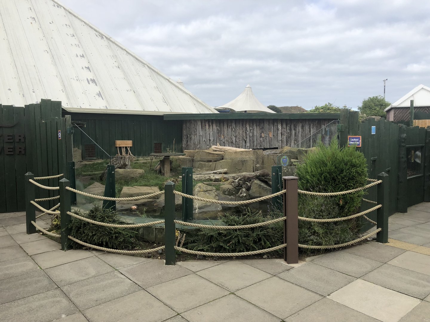 Otter Enclosure Viewing Area at SEA LIFE Scarborough (September 2022)