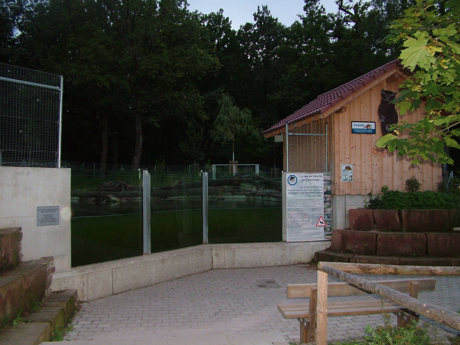 Otter Exhibit at Wildpark Pforzheim, 02/09/10