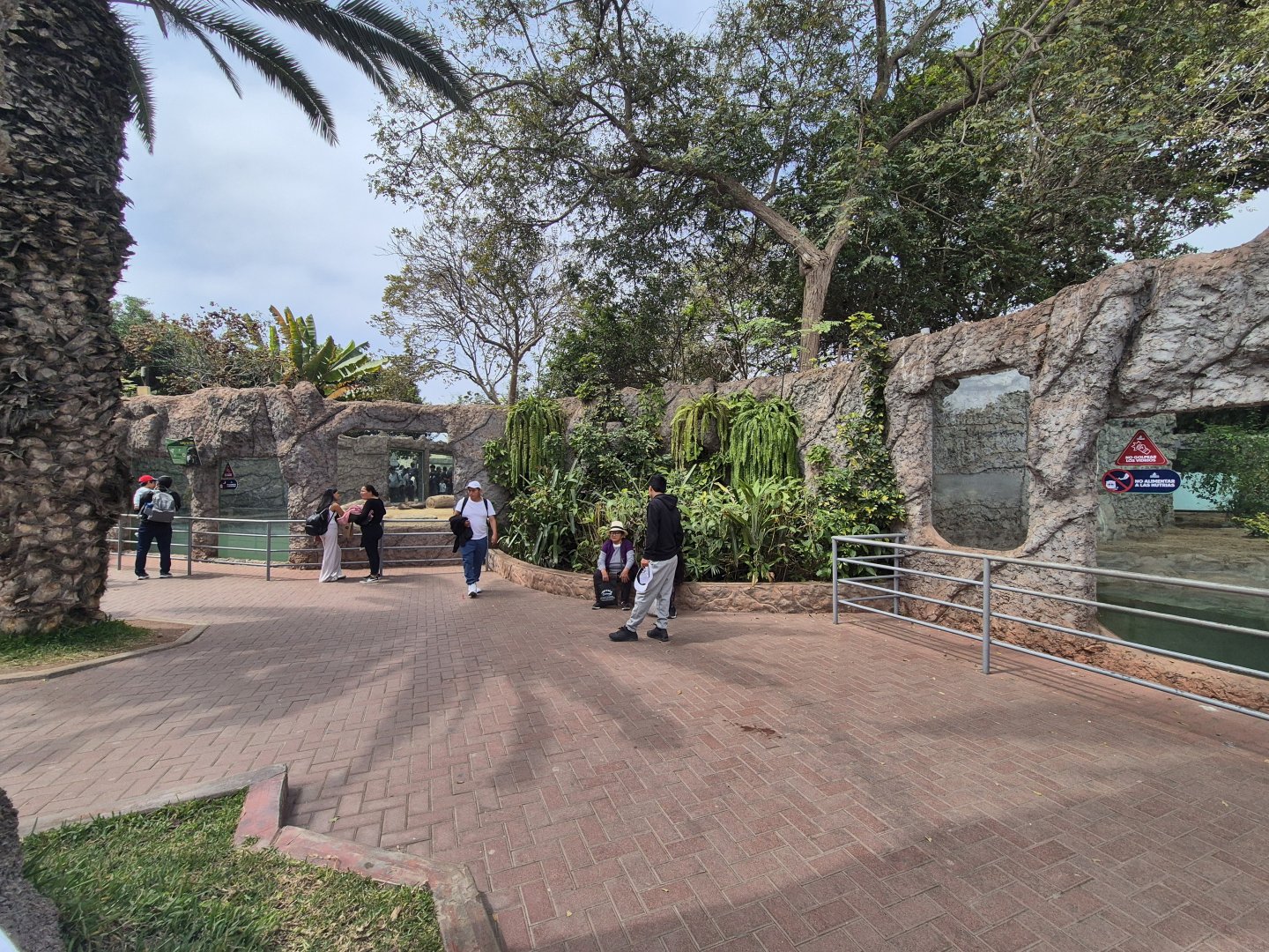 Otter exhibits,  Zona Selva