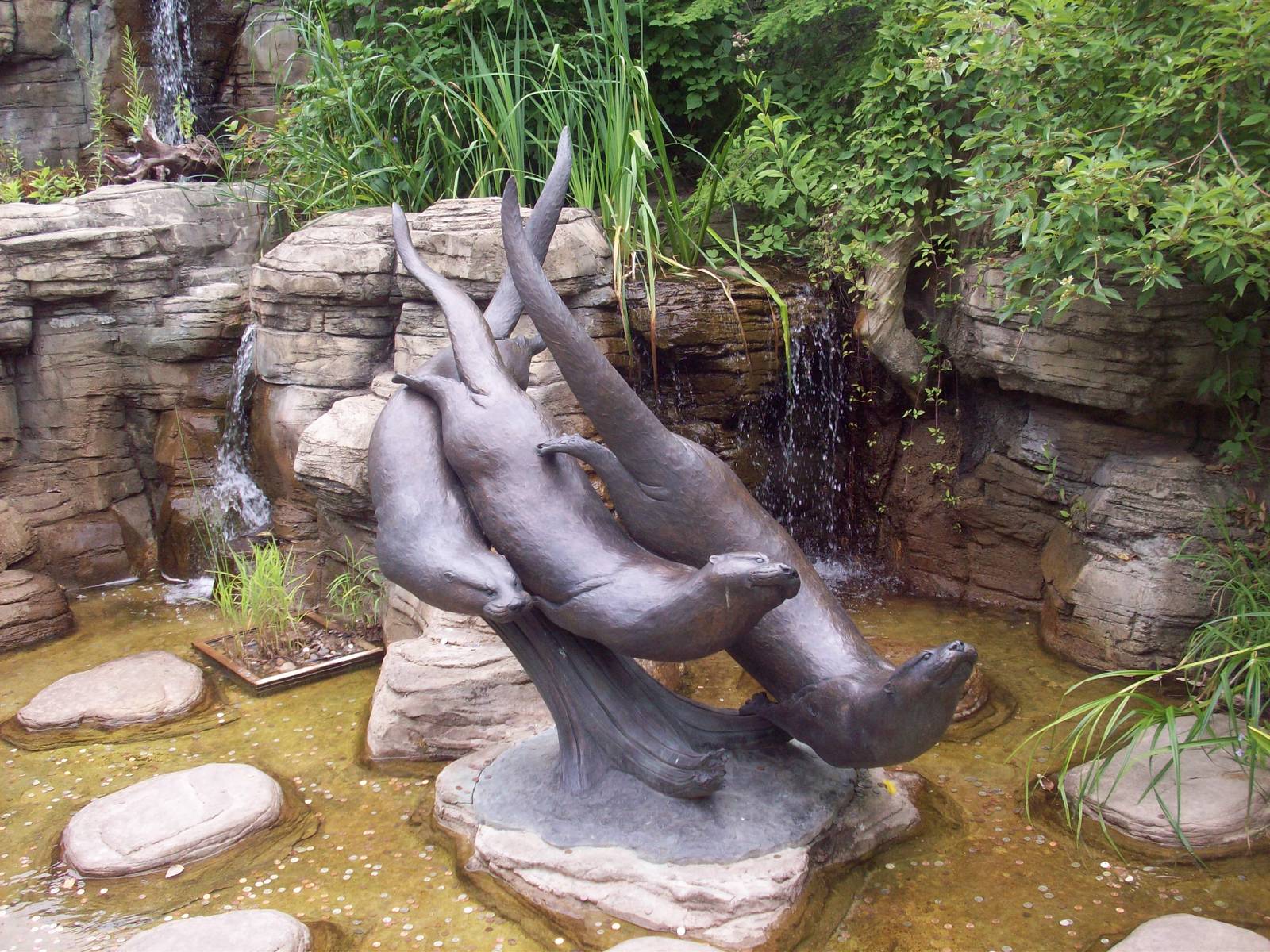 Otter Statue.