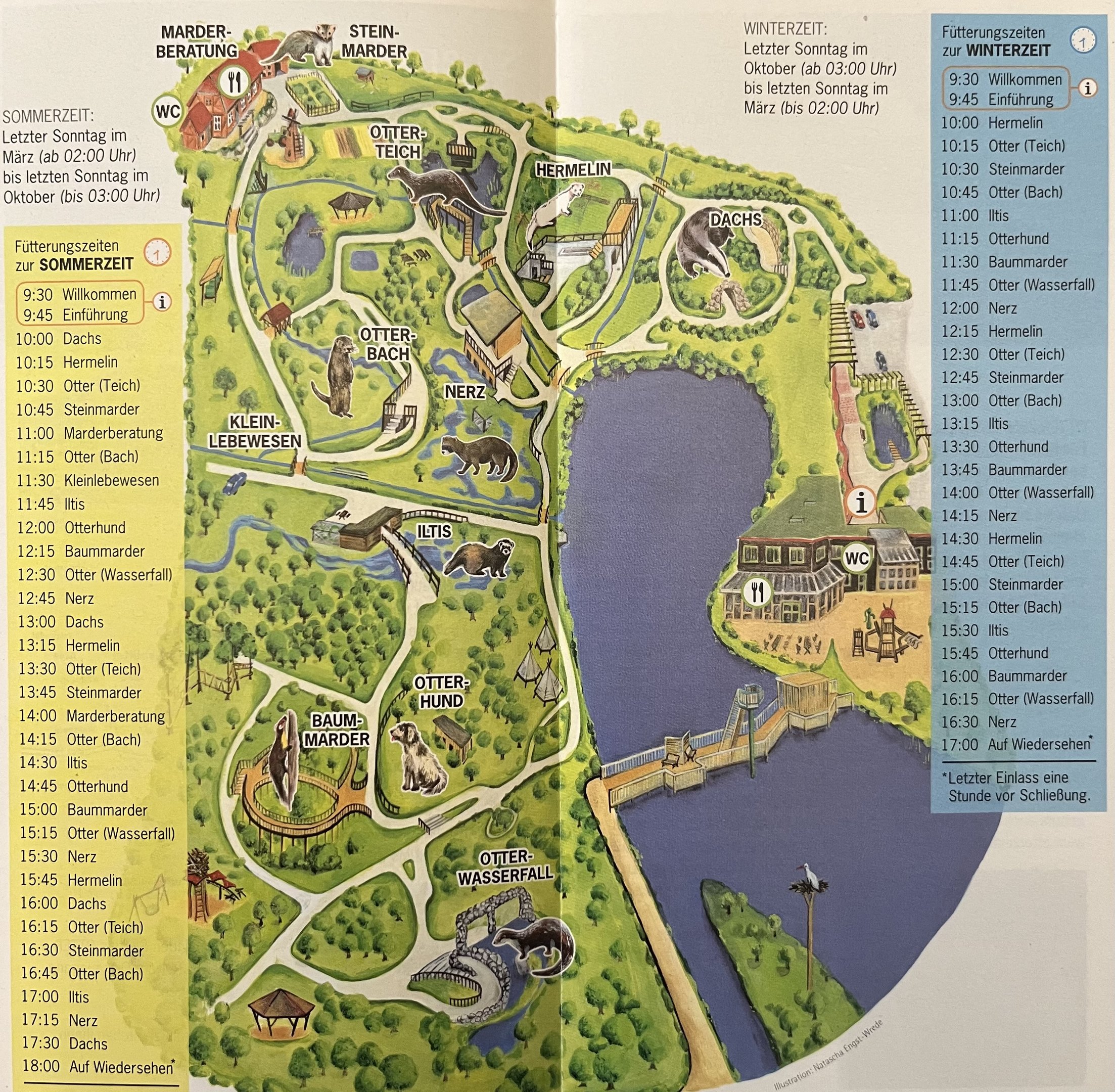 Otter Zentrum Map - 2014