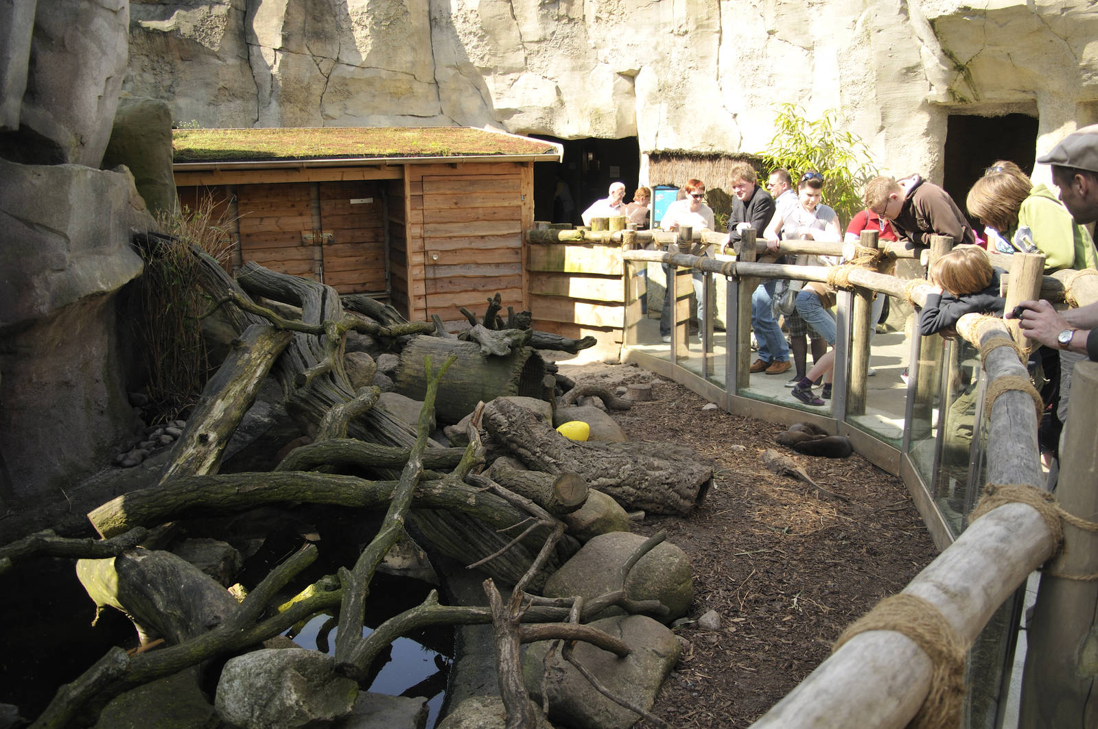 Otterenclosure at Bremerhaven zoo