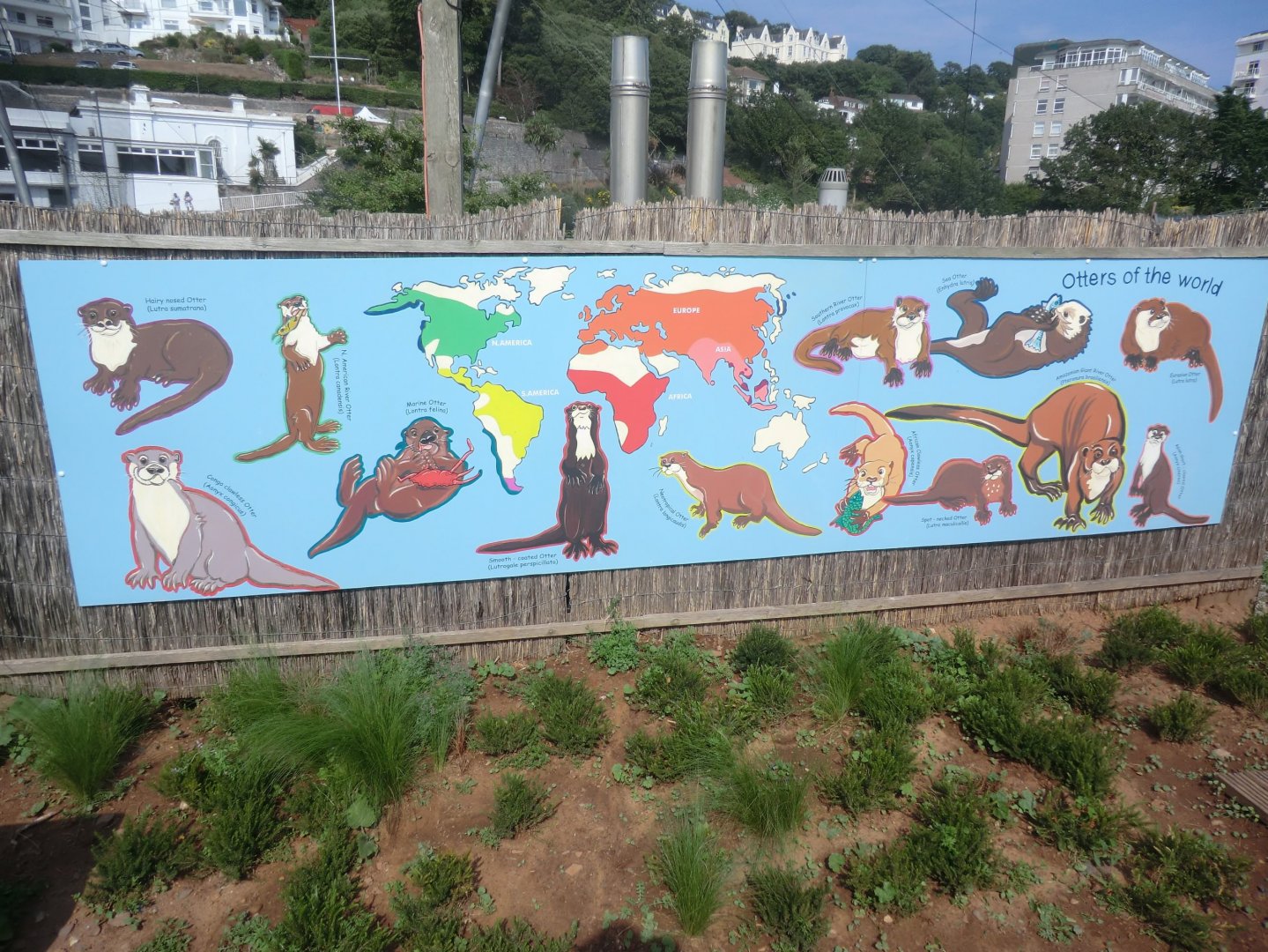 Otters of the world sign