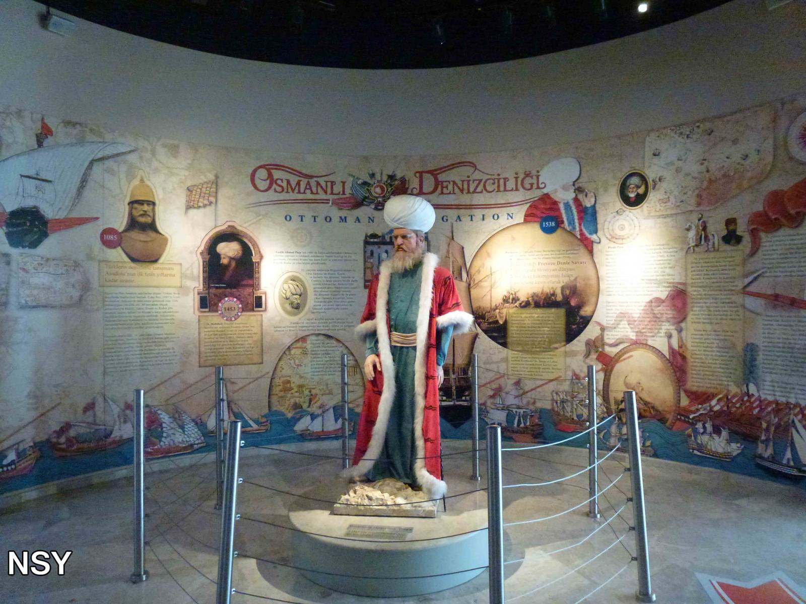 Ottoman navigation display, June 2013.