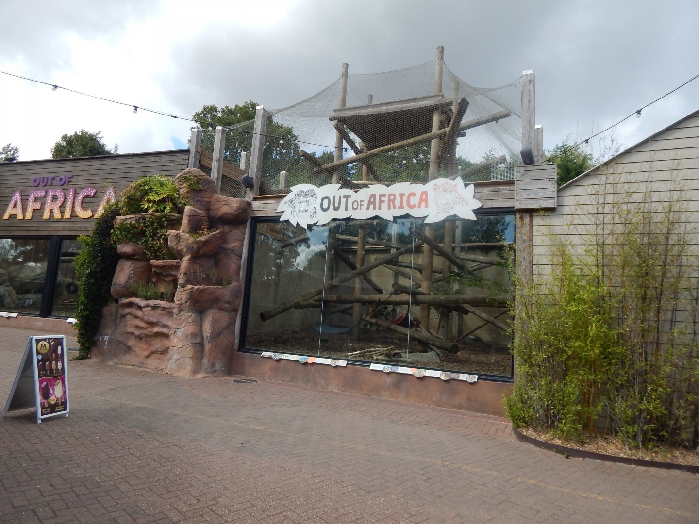 Out of Africa - Barbary macaque enclosure 110925