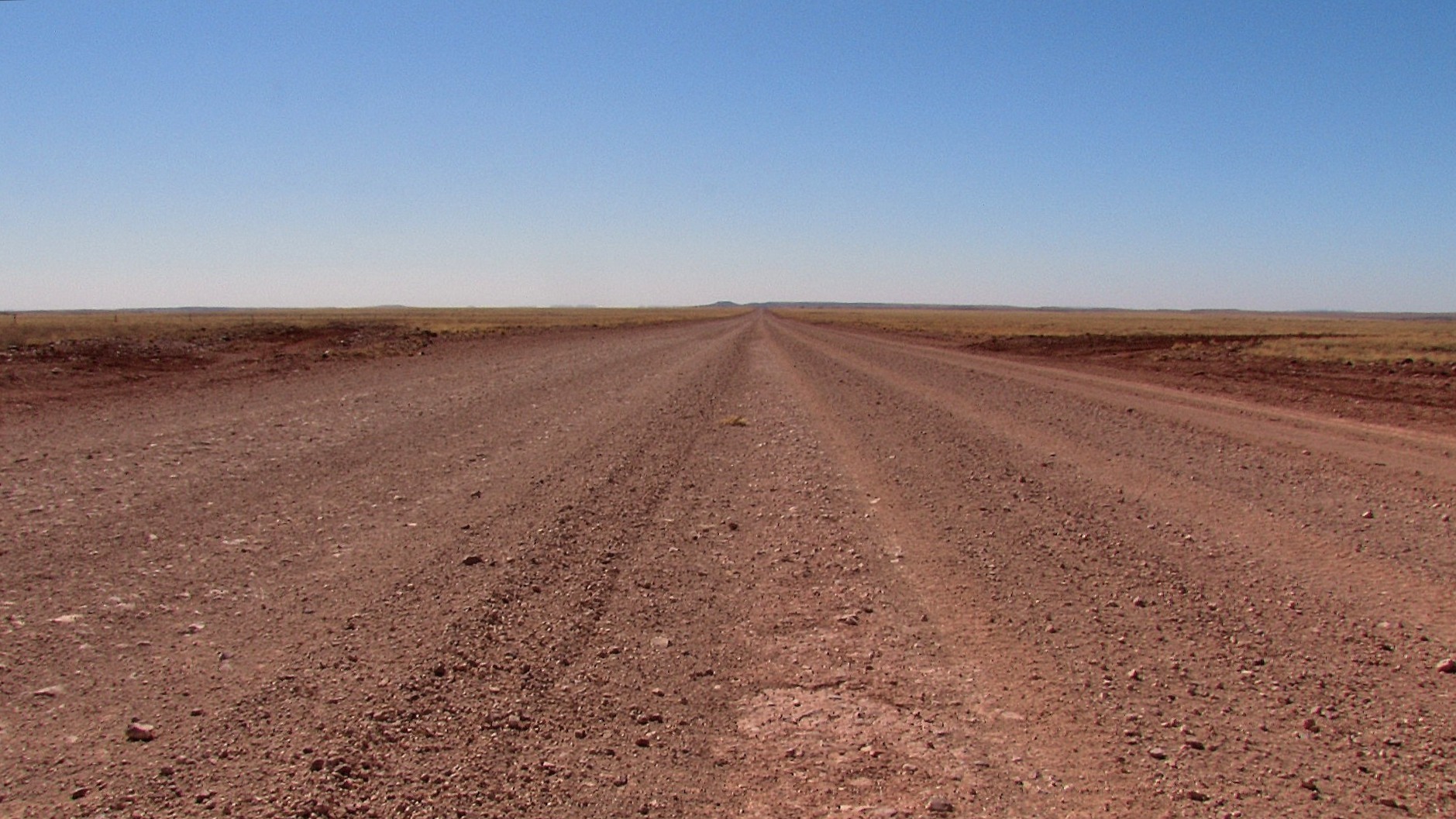 Outback desert road
