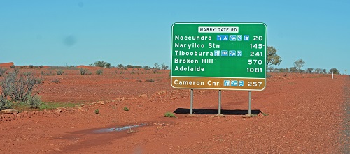 Outback sign