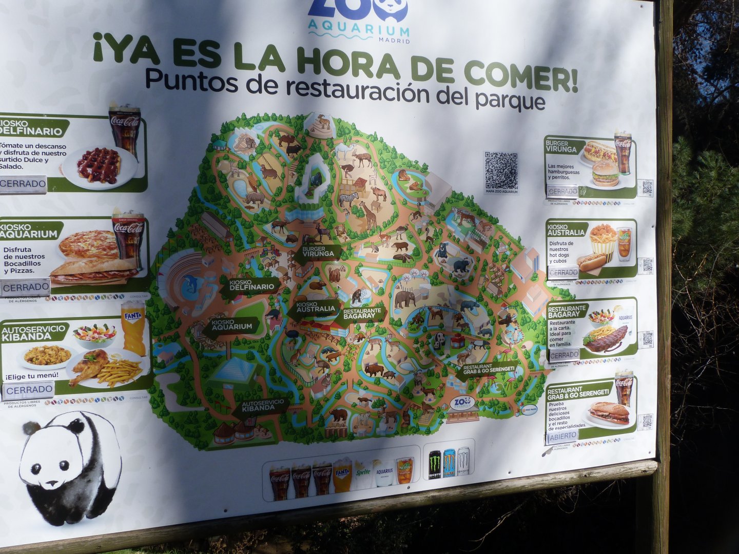 Outdated map -Zoo Aquarium de Madrid (2025)