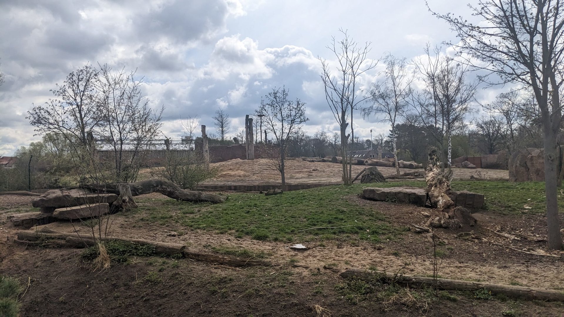 Outdoor African Elephant Enclosure