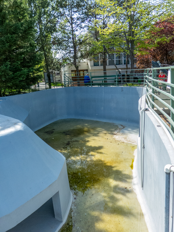 outdoor enclosure of pinnipeds
