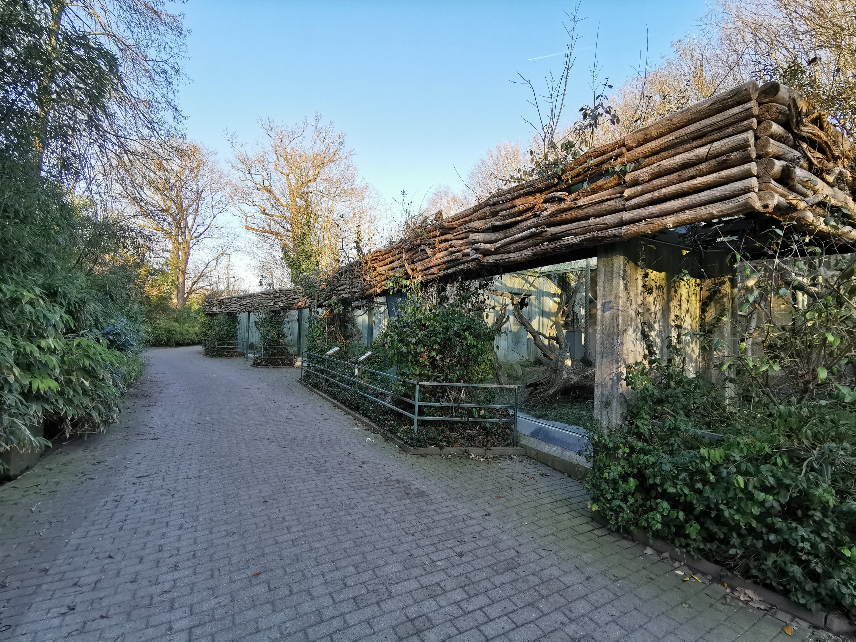 Outdoor exhibits for primates - Lemur house