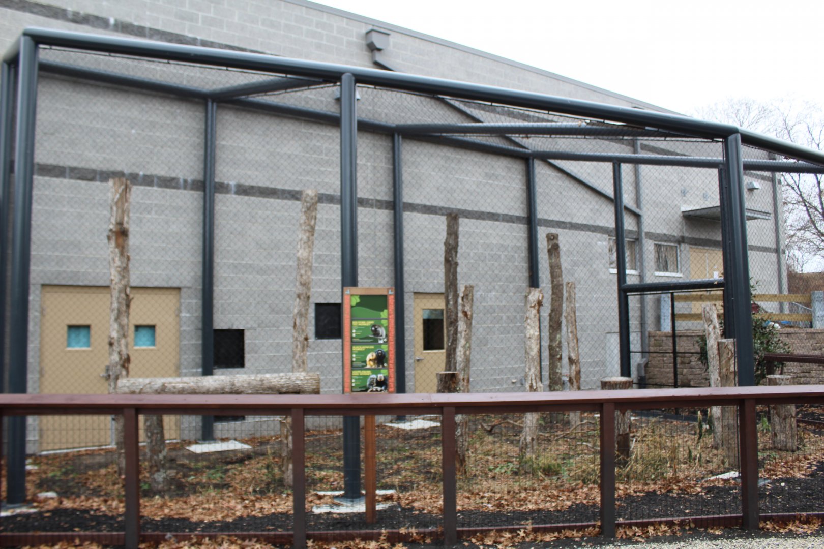 Outdoor Monkey Enclosure