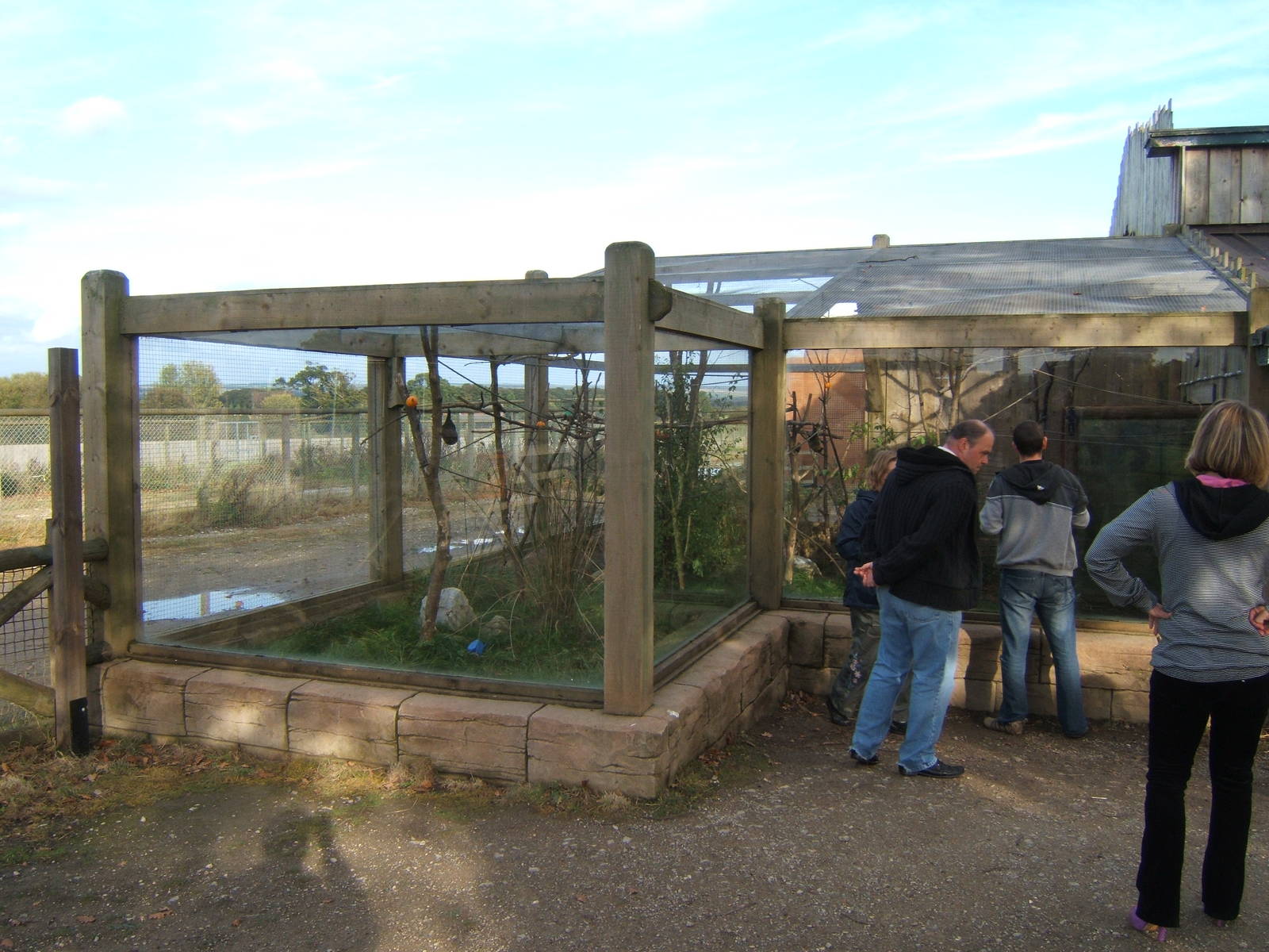 Outdoor part of the Rodrigues Bat Enclosure