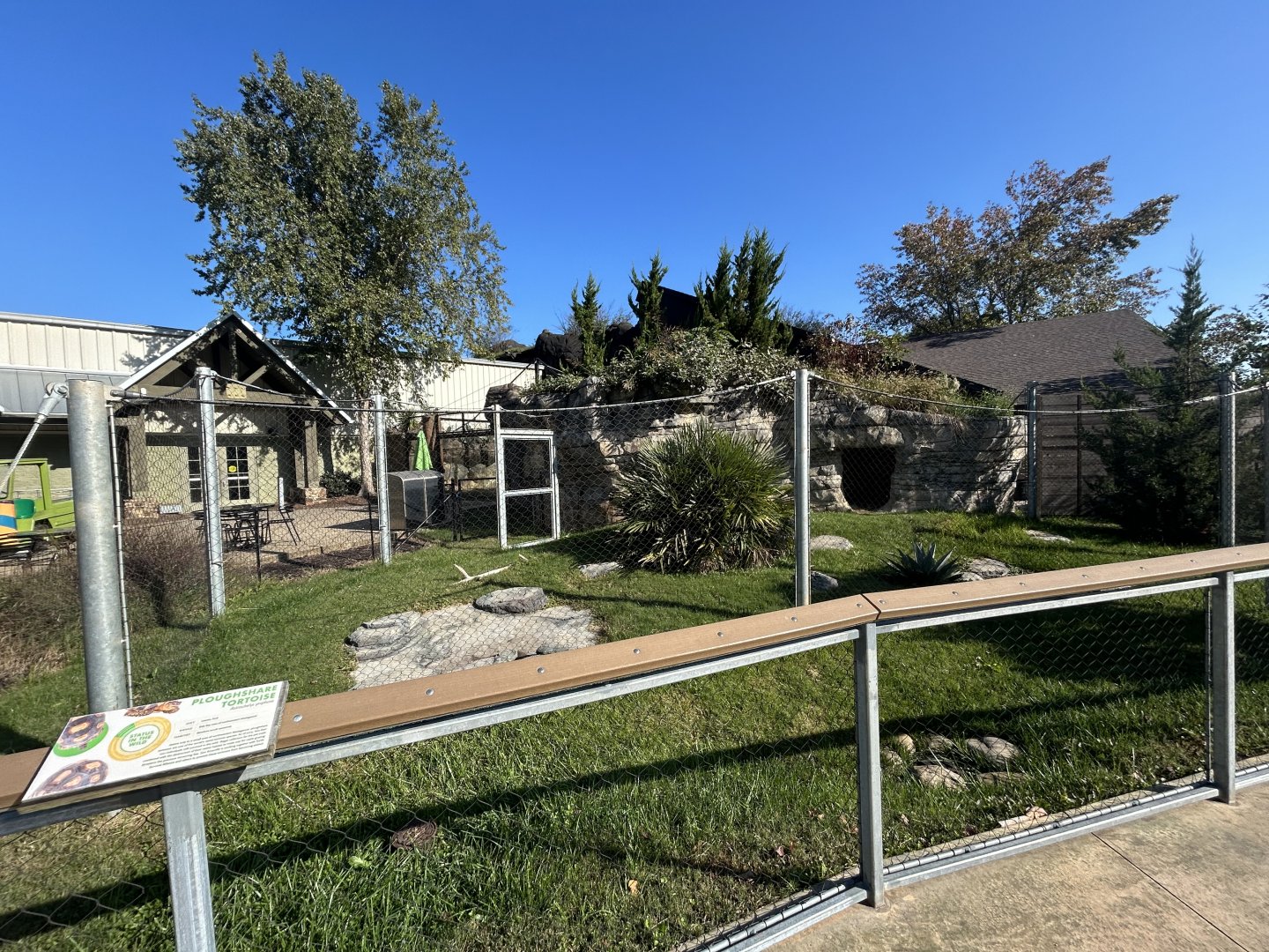 Outdoor Tortoise Exhibit (one of several) - ARC