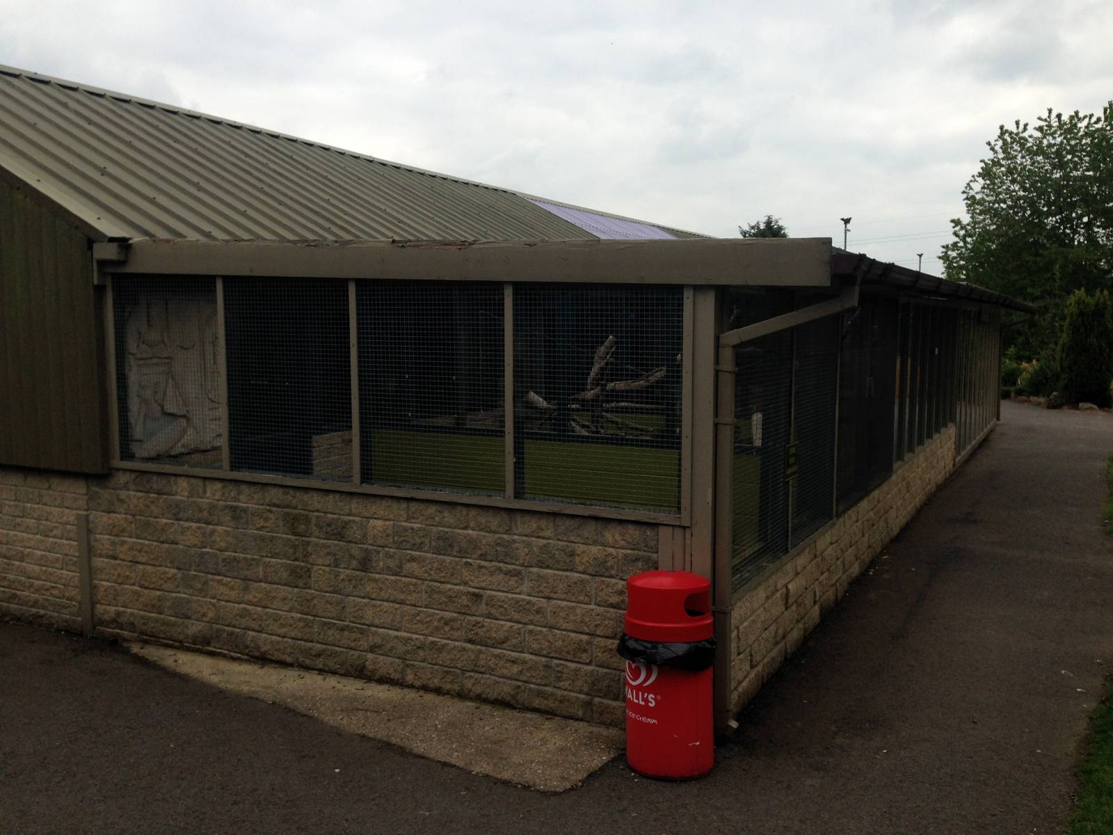 Outdoor View of the Marmoset Exhibit at Ponderosa Rural Thereapeutic Centre