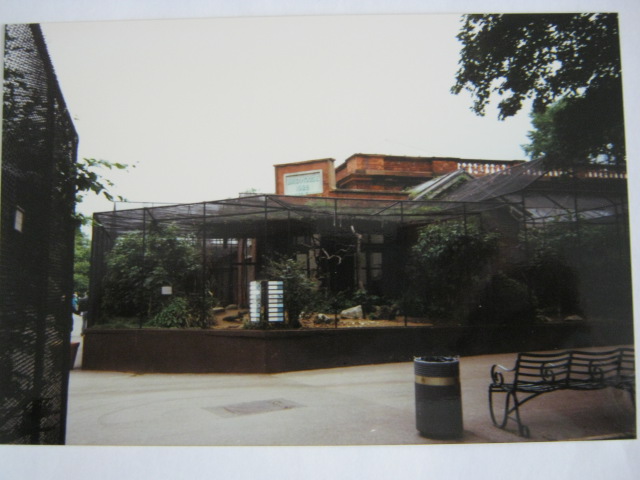 Outside of old Bird House London Zoo 1990