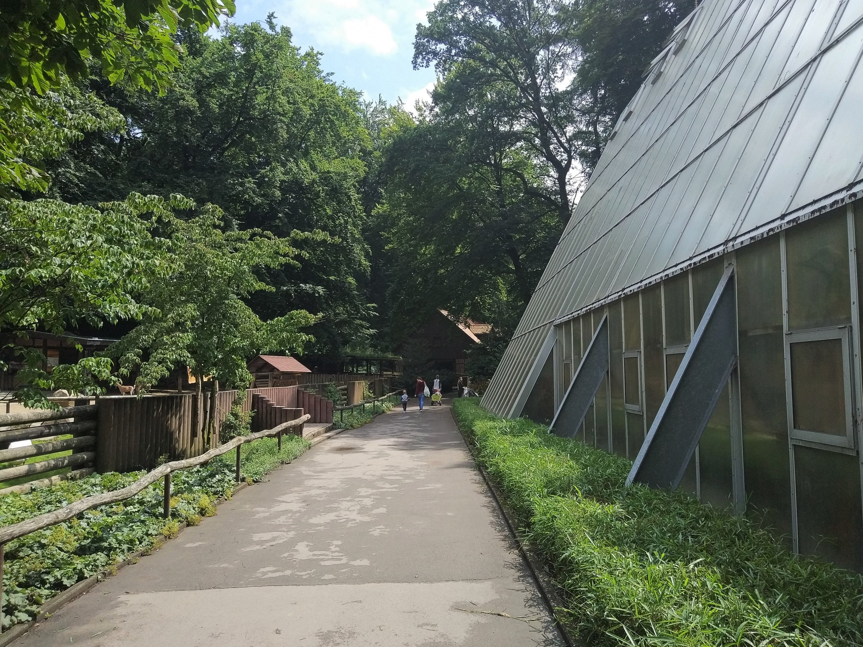 Outside the Tropical Building