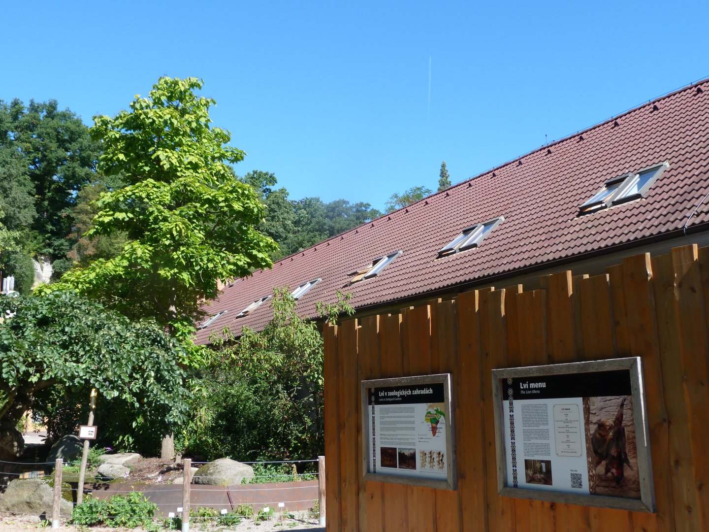 Outside view of "The mysterious night and day world of Africa" -Zoo Plzeň (2025)