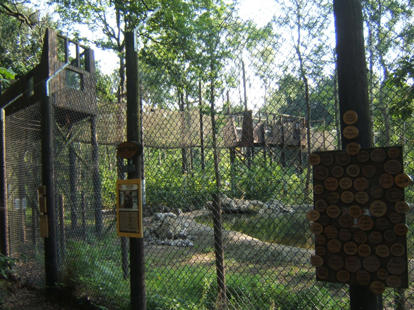 Over head walk for Bears 27/08/2017