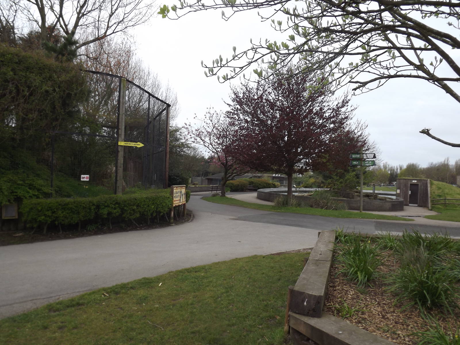 Owl and Otter exhibits at Blackpool Zoo 21/04/12