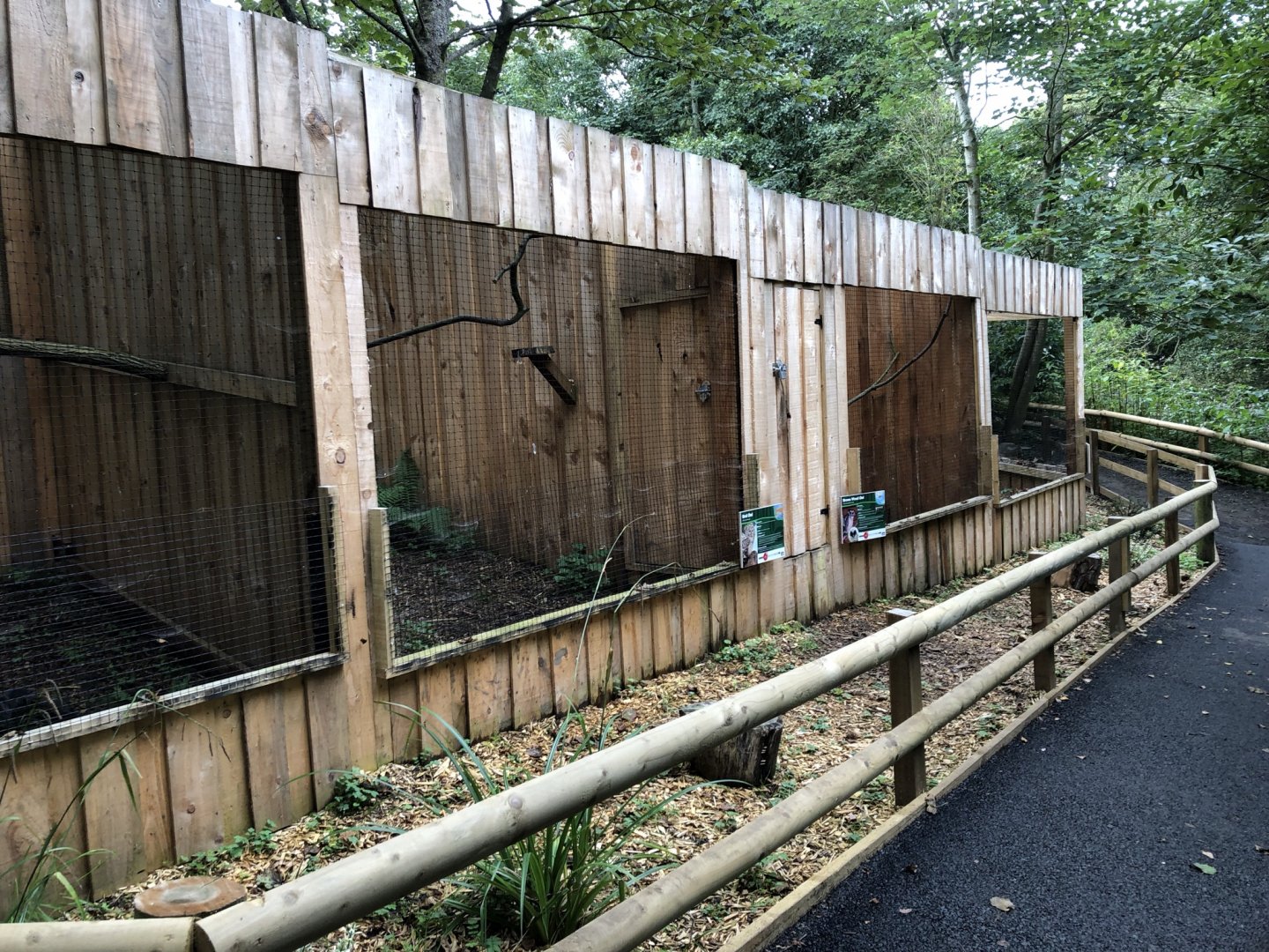 Owl Aviaries at Northumberland Country Zoo (September 2021)