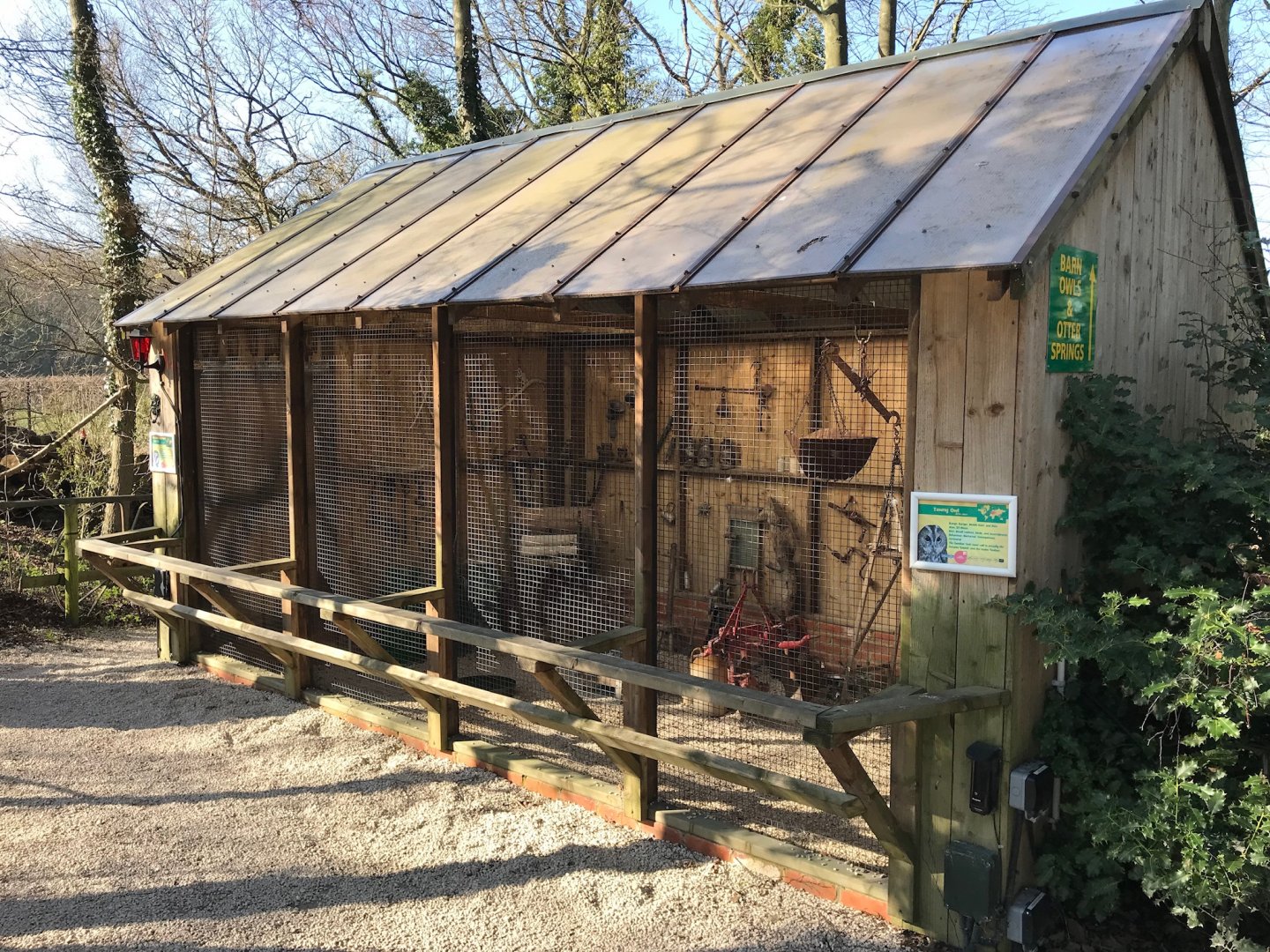 Owl aviary