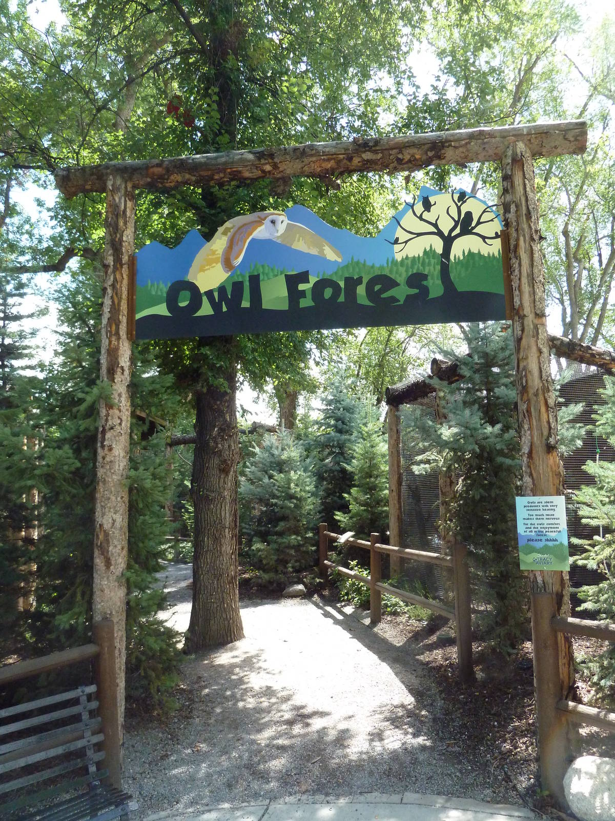 Owl Forest - Entrance Sign