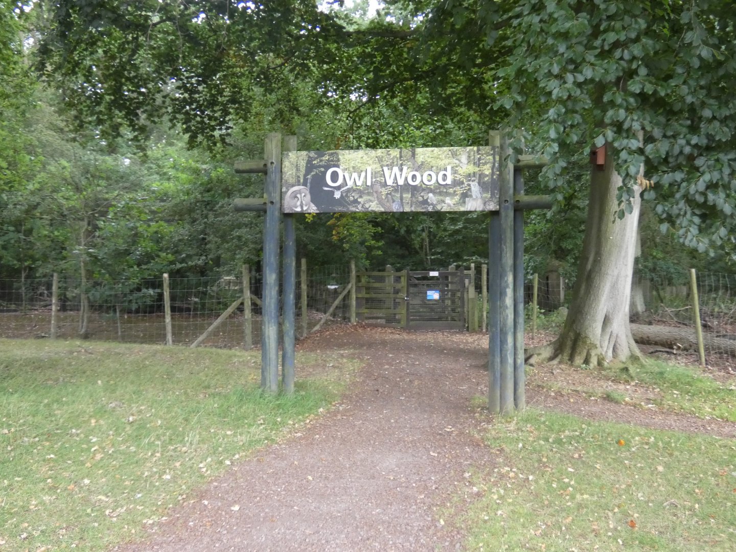 Owl Woods signage