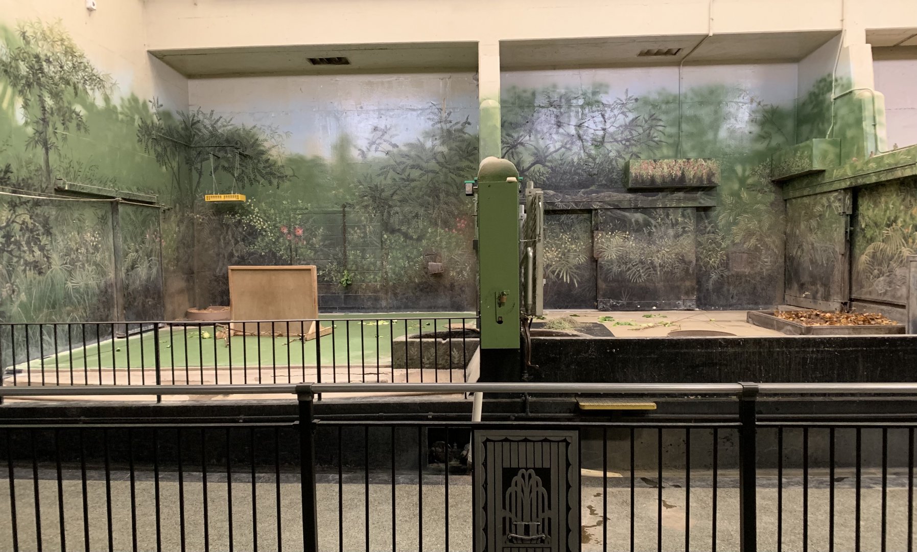 Pachyderm House - Former pygmy hippo exhibits, now belonging to the capybara