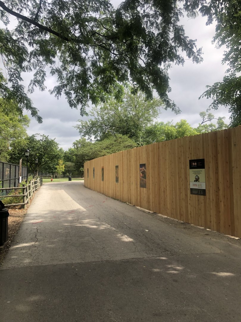 Pachyderm House-new fence