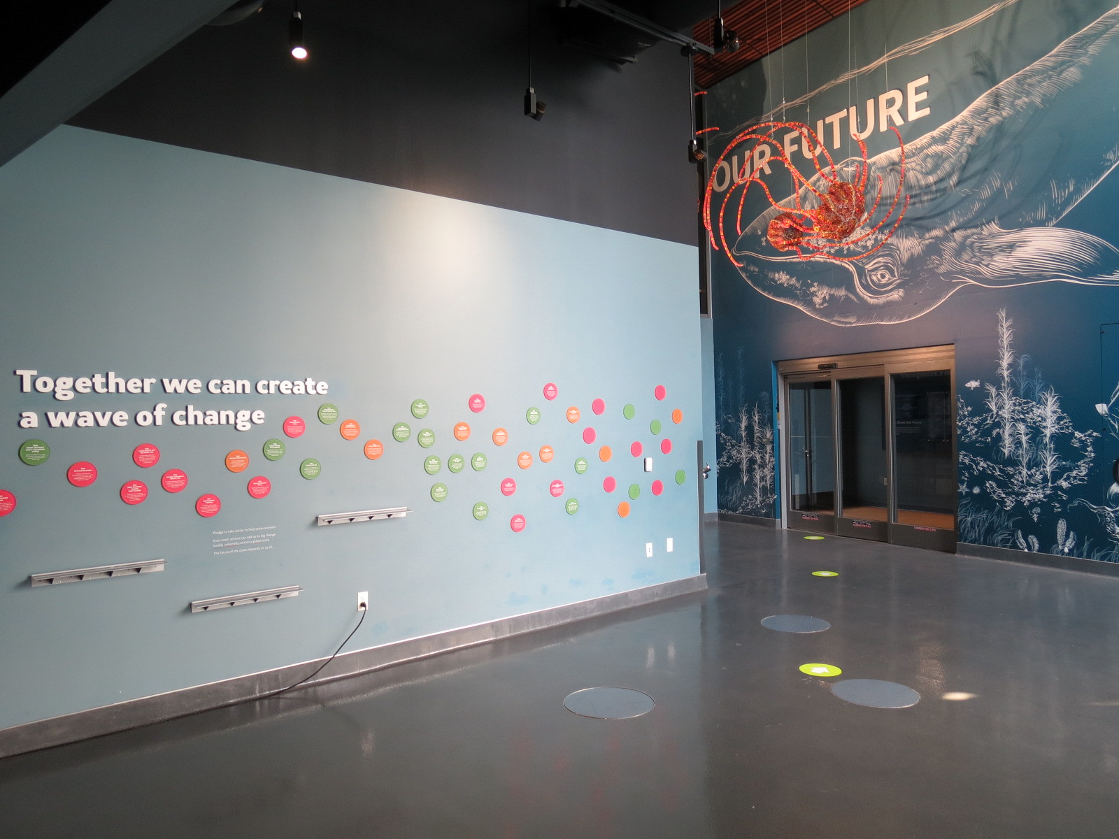 Pacific Seas Aquarium - Exit Lobby