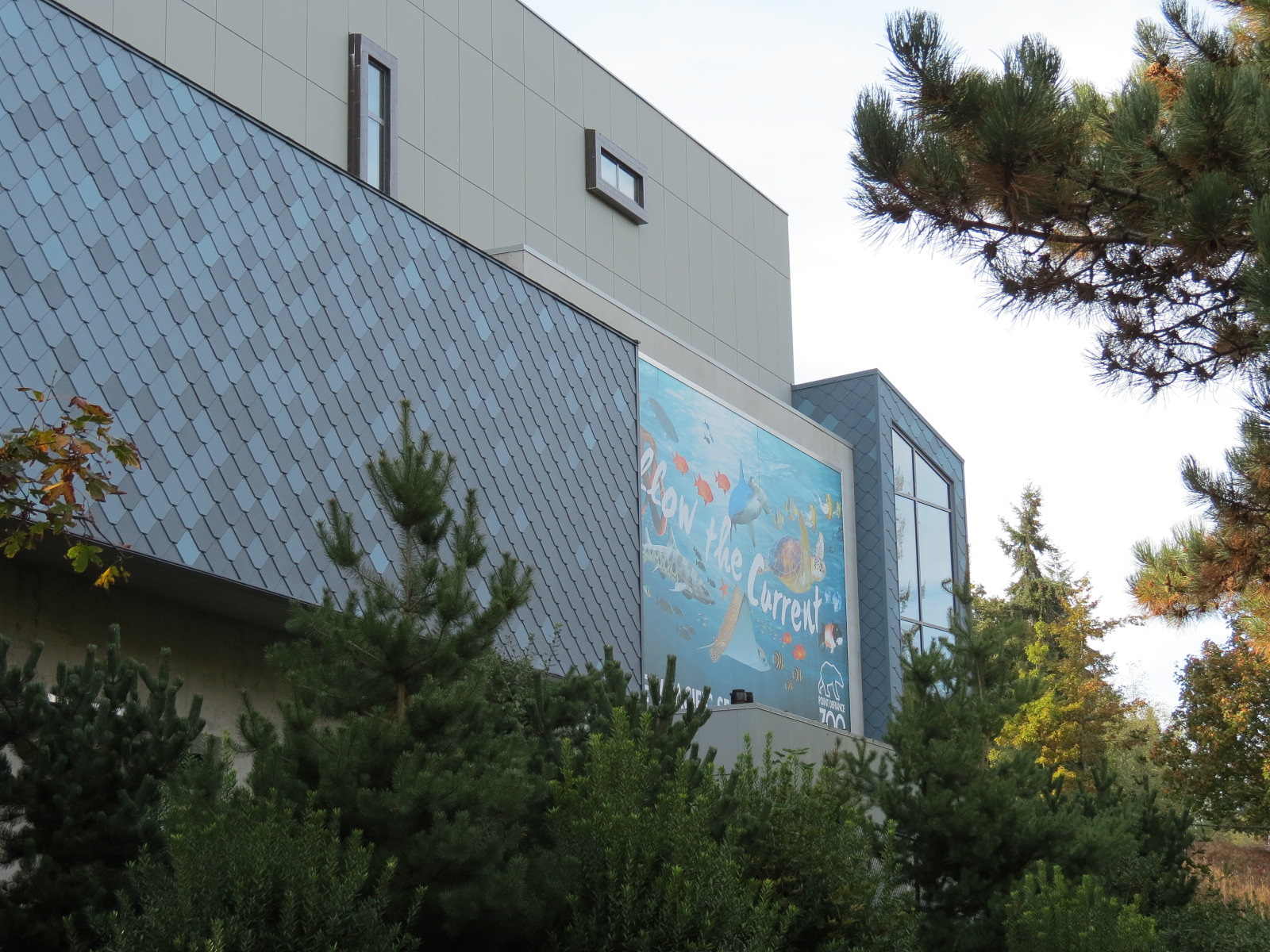 Pacific Seas Aquarium - Exterior Facing Point Defiance Park