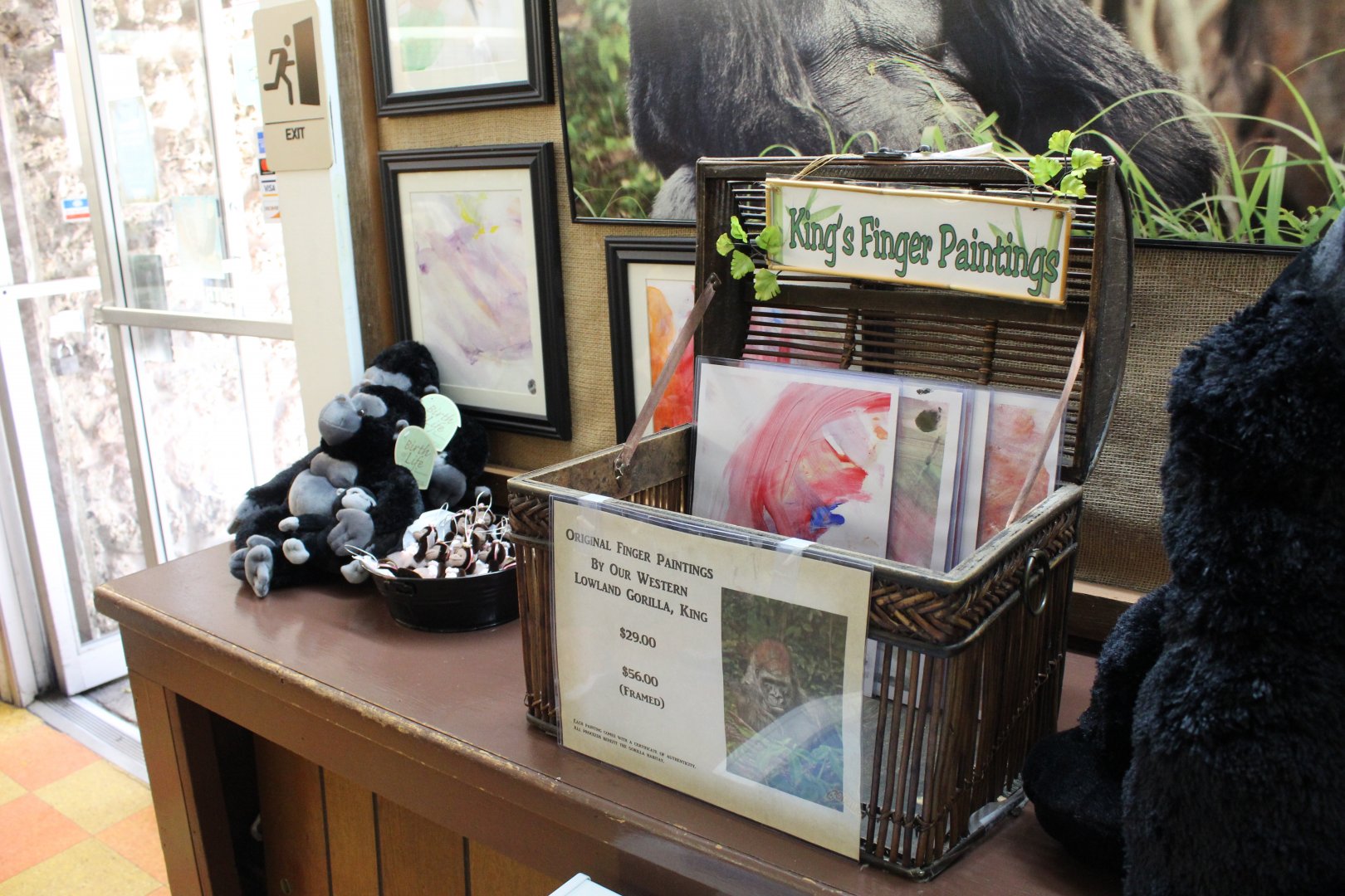 Paintings from King the Gorilla