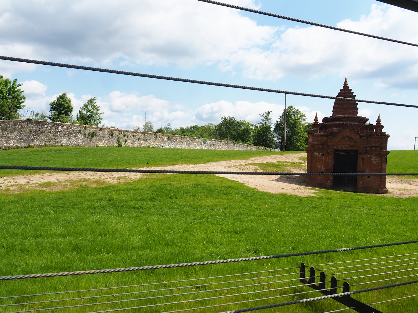 Pairi Daiza Steam Railway ride - Second large Asian elephant paddock, 2023-05-16