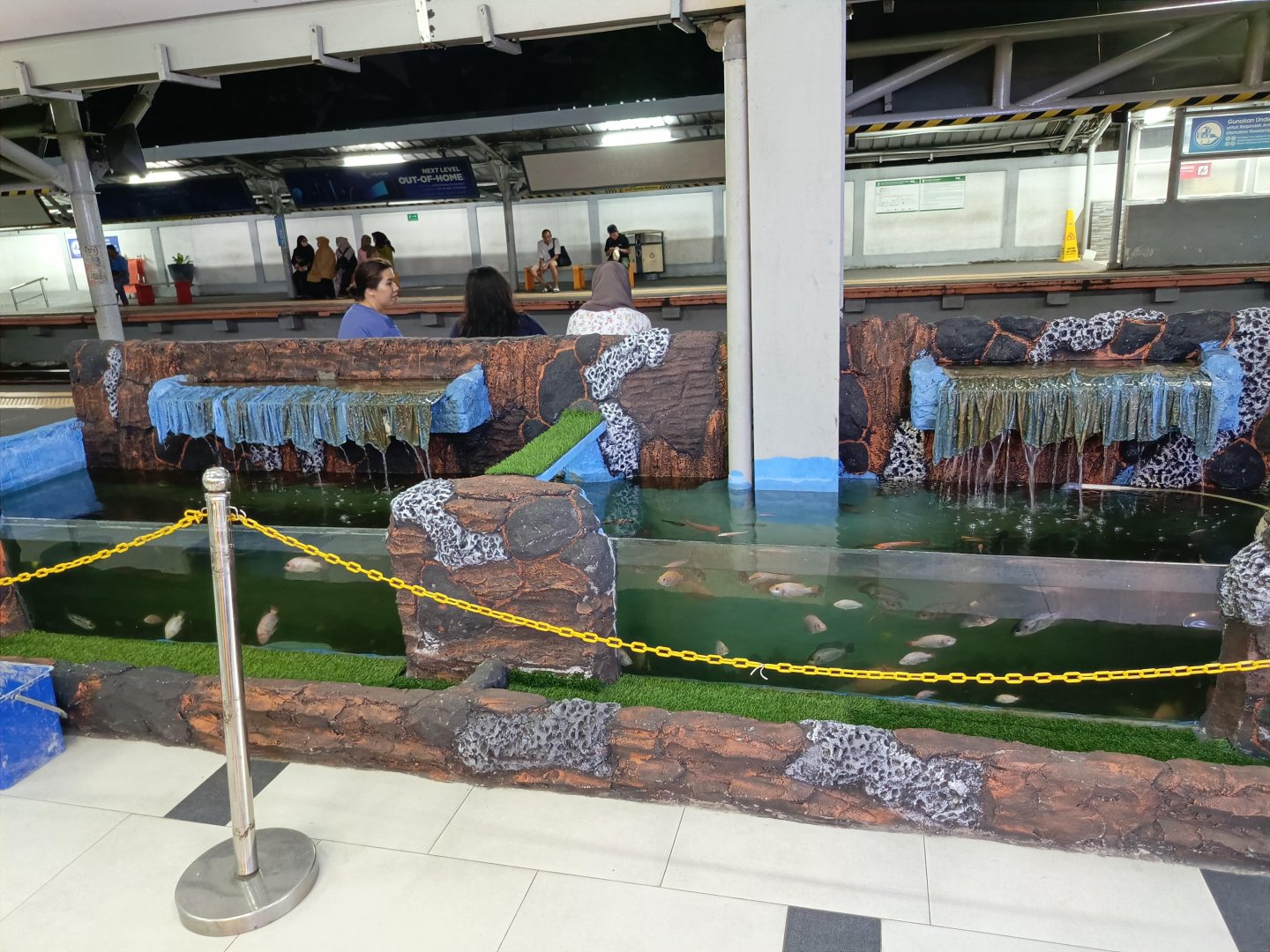 Paludarium at Pondok Ranji Train Station