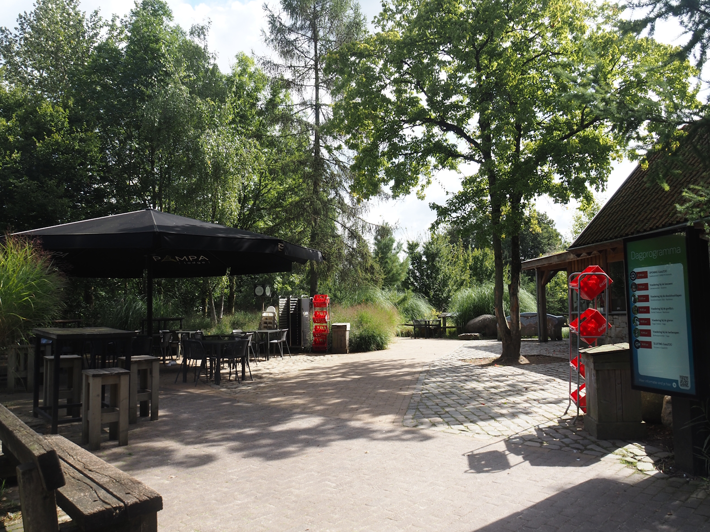 Pampas Lodge terrace, 2024-08-21