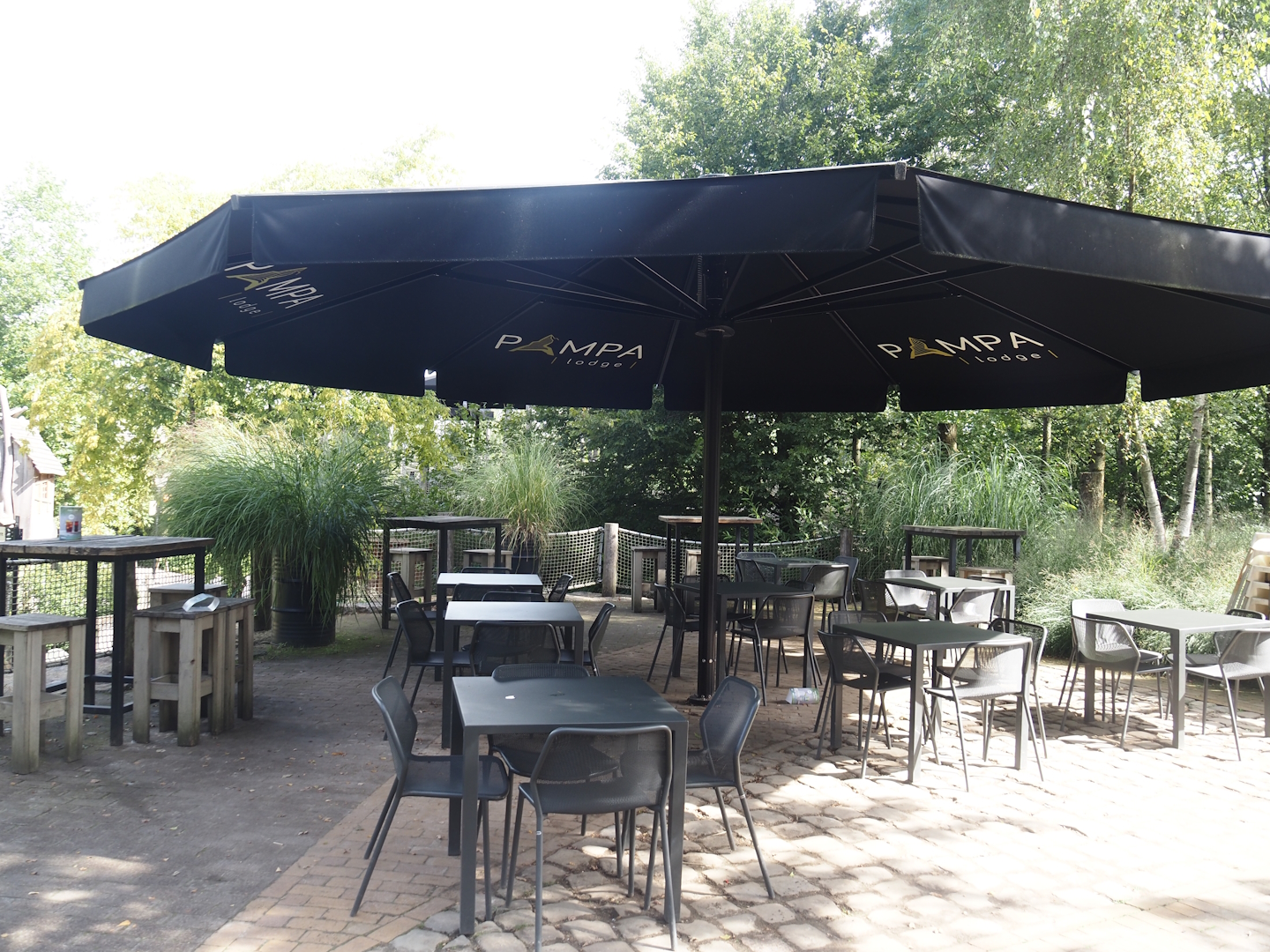 Pampas Lodge terrace, 2024-08-21